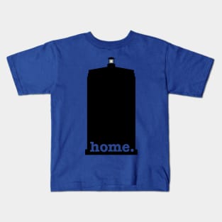 Home (Police Box Version 1) Kids T-Shirt